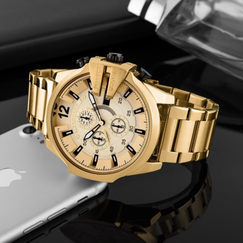 ZEGAREK MĘSKI PERFECT M513CH-05 - CHRONOGRAF (zp387d) + BOX