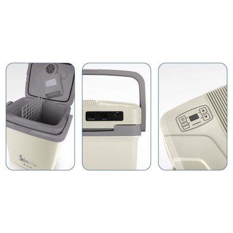 Lodówka turystyczna Berdsen Icemax 26 litry tryb ECO - kremowa