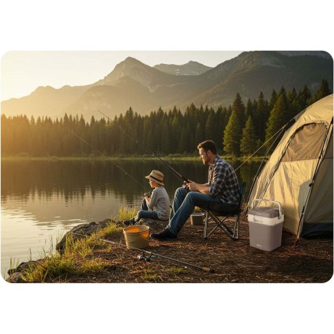 Lodówka turystyczna Berdsen Icemax 29 litry tryb ECO - ciemnoszara