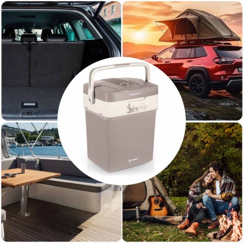 Lodówka turystyczna Berdsen Icemax 29 litry tryb ECO - ciemnoszara