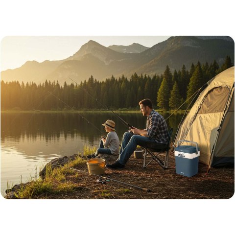 Lodówka turystyczna Berdsen Icemax 29 litry tryb ECO - niebieska