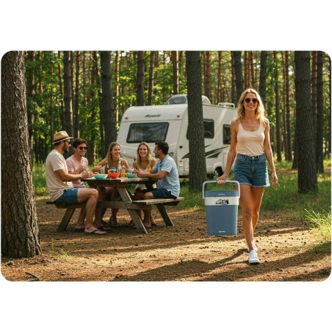 Lodówka turystyczna Berdsen Icemax 29 litry tryb ECO - niebieska