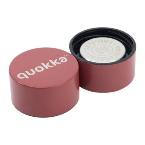 Quokka Solid - Butelka termiczna ze stali nierdzewnej 510 ml (Firebrick Red)