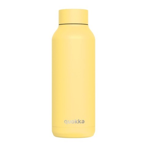 Quokka Solid - Butelka termiczna ze stali nierdzewnej 510 ml (Light Yellow)