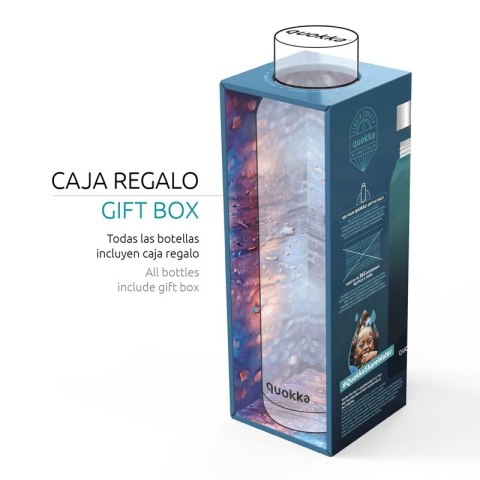 Quokka Solid - Butelka termiczna ze stali nierdzewnej 510 ml (Stone Blue)