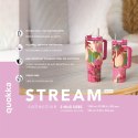 Quokka Stream - Kubek termiczny ze stali nierdzewnej 1200 ml ze słomką (Graphite)