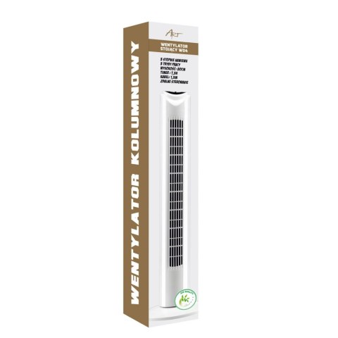 WENTYLATOR KOLUMNOWY W04 29''/79cm/50W/biały/pilot