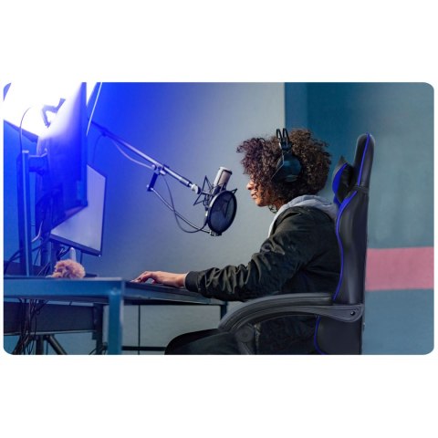 Fotel gamingowy Sofotel Draknor czarno-niebieski