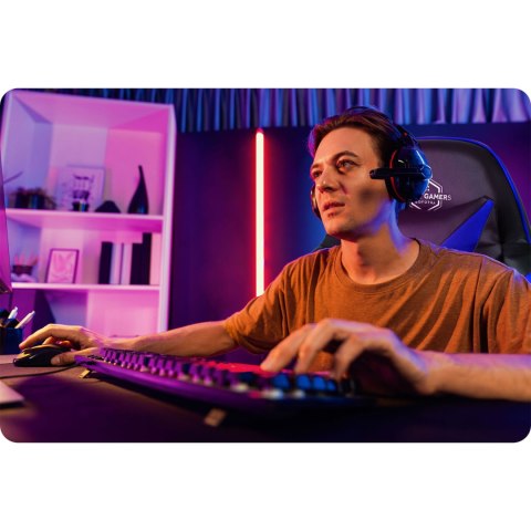 Fotel gamingowy Sofotel Draknor czarno-niebieski