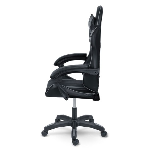 Fotel gamingowy Sofotel Draknor czarno-szary