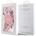Guess IML Flowers MagSafe - Etui do iPhone 16e (różowy)