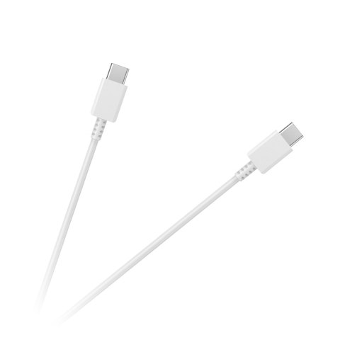 Kabel USB typu C - USB typu C 100 cm biały