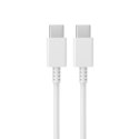 Kabel USB typu C - USB typu C 100 cm biały