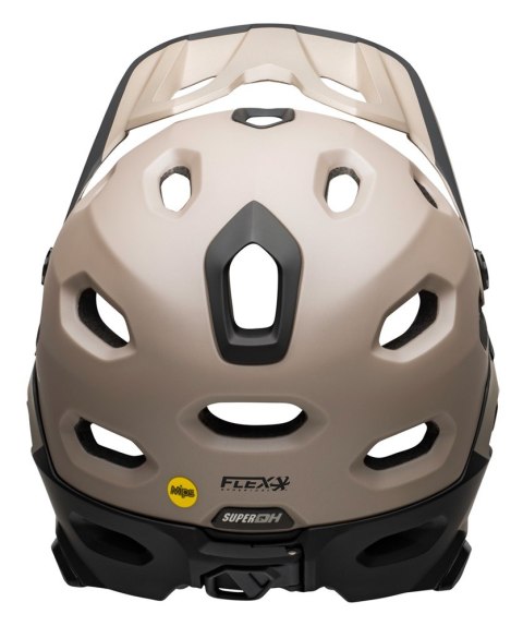 Kask full face BELL SUPER DH SPHERICAL matte gloss sand black roz. S (52-56 cm) (NEW 2025)