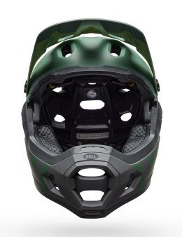 Kask full face BELL SUPER DH SPHERICAL matte green roz. M (55-59 cm) (NEW 2025)