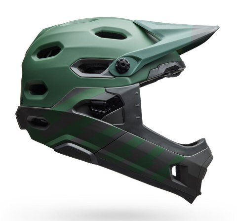 Kask full face BELL SUPER DH SPHERICAL matte green roz. S (52-56 cm) (NEW 2025)