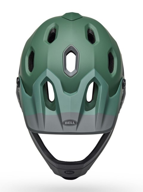 Kask full face BELL SUPER DH SPHERICAL matte green roz. S (52-56 cm) (NEW 2025)