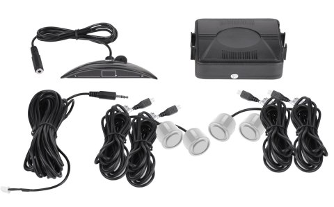 Samochodowy czujnik parkowania 2616-N04 srebrne czujniki