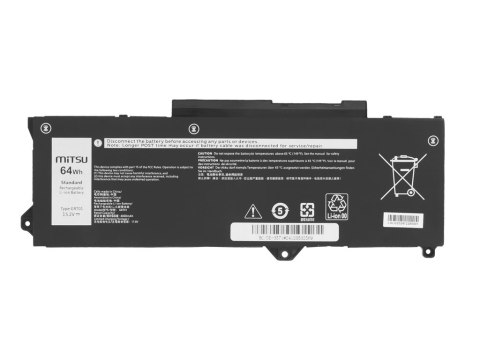 Bateria Mitsu do Dell Latitude 5421, 5521, Precision 3571, 3470