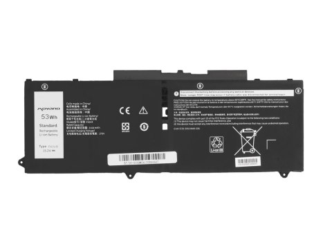 Bateria Movano do Dell Latitude 5330, 7330, Precision 15 3570