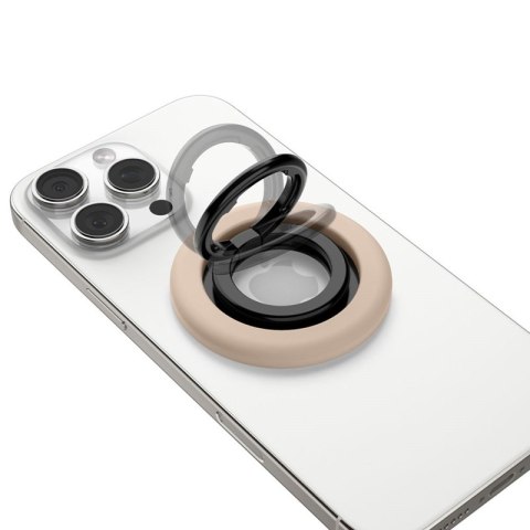 Spigen Nano Pop MagSafe Phone Ring - Magnetyczny uchwyt na palec z funkcją podstawki (Coconut Beige)
