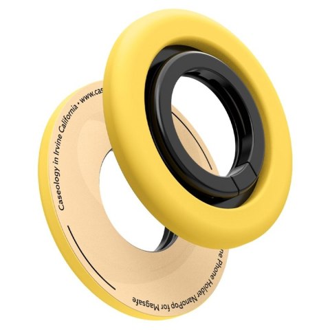 Spigen Nano Pop MagSafe Phone Ring - Magnetyczny uchwyt na palec z funkcją podstawki (Mango Yellow)