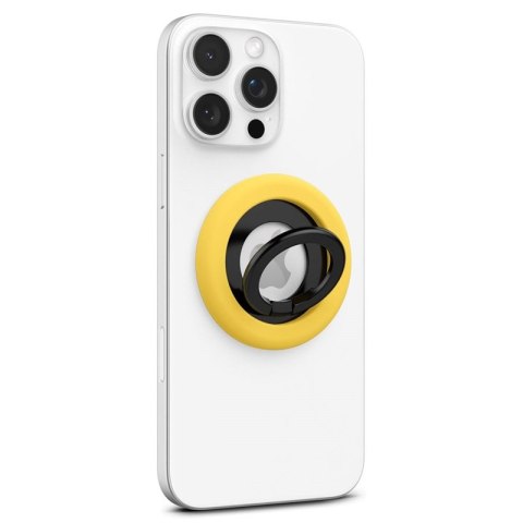 Spigen Nano Pop MagSafe Phone Ring - Magnetyczny uchwyt na palec z funkcją podstawki (Mango Yellow)