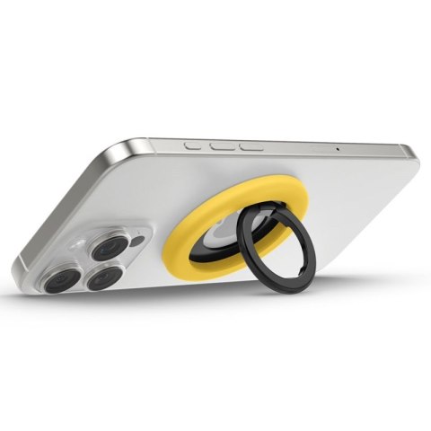 Spigen Nano Pop MagSafe Phone Ring - Magnetyczny uchwyt na palec z funkcją podstawki (Mango Yellow)