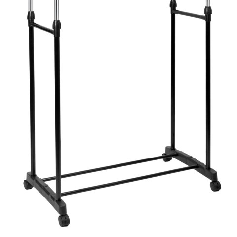 Wieszak stojący podwójny na kółkach WALERIA