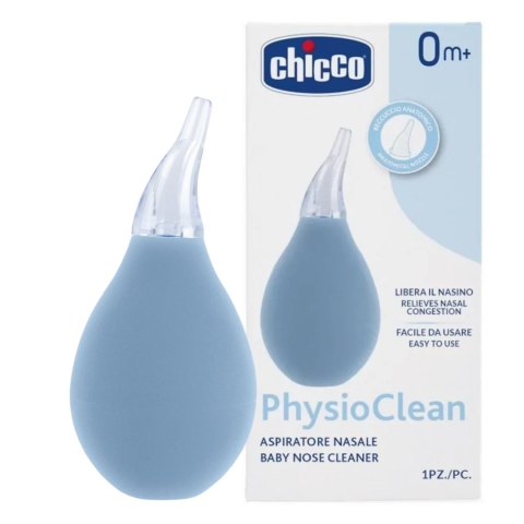 CHICCO PHYSIOCLEAN Gruszka do nosa dla dziecka, delikatna końcówka