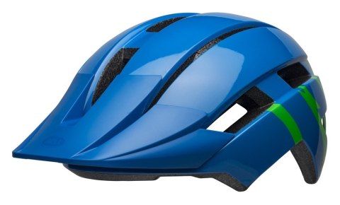 Kask juniorski BELL SIDETRACK II MIPS strike gloss blue green roz. Uniwersalny (50-57 cm) (NEW 2025)