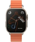 Smartwatch Męski RUBICON RNCF17 Tytan/Orange SMARUB269