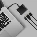 Qoltec Hub Adapter USB-C 3.1 5w1 | 4x USB 3.0 | micro USB