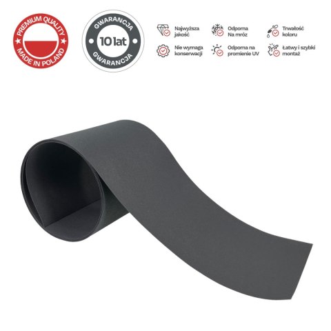 Taśma ogrodzeniowa PASKI 6 x 2,55mb ORANGE 19cm PROTECTO™ GRAFIT + 12 klipsów GRATIS