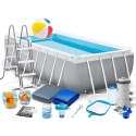 Basen ogrodowy stelażowy 488 x 244 x 107 cm zestaw 18w1 INTEX 26792