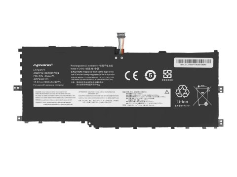 Bateria Movano do Lenovo ThinkPad X1 Yoga Gen 3, Yoga 2018