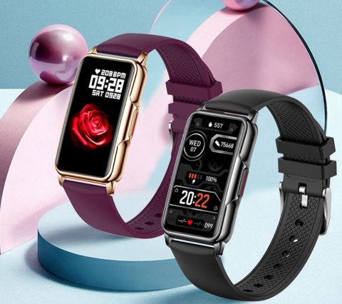 Smartwatch Damski RUBICON RNCF04 Black SMARUB227