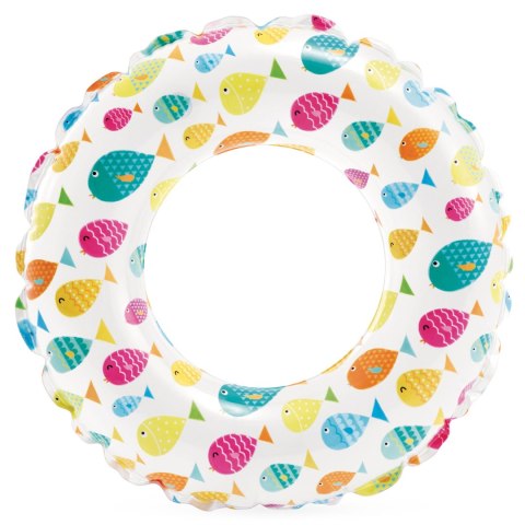 Koło do pływania kolorowe rybki 61 cm INTEX 59241