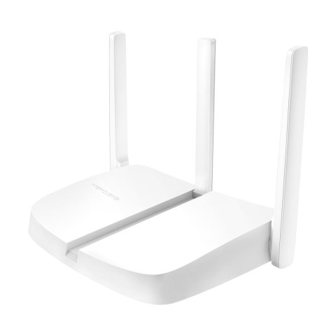 ROUTER MW305R, bezprzewodowy, jednopasmowy, 300 Mb/s, 802.11n/g/b, 3xLAN, 1xWAN, 3 anteny/ MERCUSYS