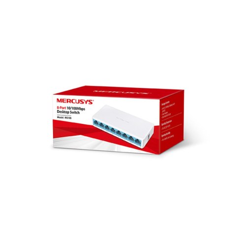 SWITCH MS108, 8 portów RJ45 10/100 Mbps / MERCUSYS