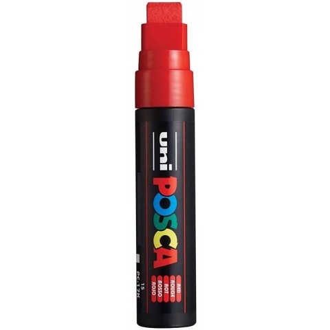 Marker z farbą plakatową Uni POSCA PC-17K 15mm czerwony
