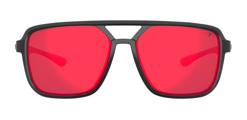 Okulary TIFOSI SALTO blackout (1 szkło Smoke Red Mirror 15% transmisji światła) (NEW)