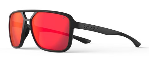 Okulary TIFOSI SALTO blackout (1 szkło Smoke Red Mirror 15% transmisji światła) (NEW)