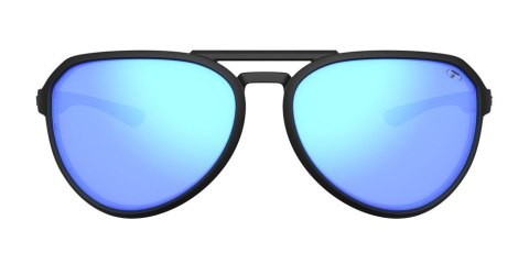 Okulary TIFOSI SELCA POLARIZED blackout (1 szkło Sky Blue Mirror POLARYZACJA ~12% transmisji światła) (NEW).