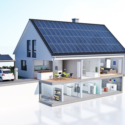 Qoltec Przekaźnik 63A na szynę DIN z licznikiem energii elektrycznej | Timer | Tuya | Wi-Fi | LED