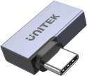 Unitek Adapter USB-C na USB-C kątowy płaski 40Gbps