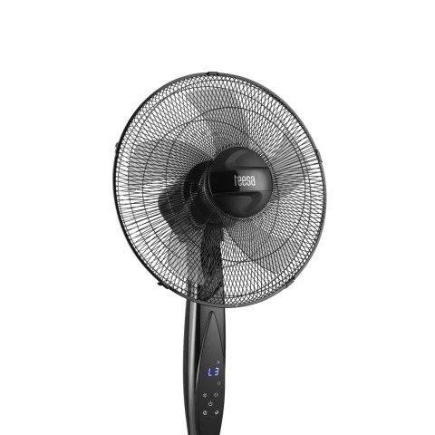 Wentylator stojący sterowany pilotem TEESA , czarny