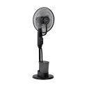Wentylator stojący z funkcją mgiełki- czarny