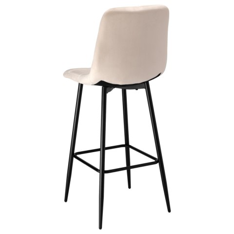 Hoker barowy Hamilton beżowy Velvet