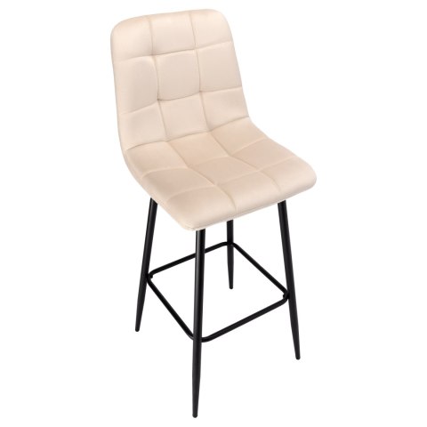 Hoker barowy Hamilton beżowy Velvet